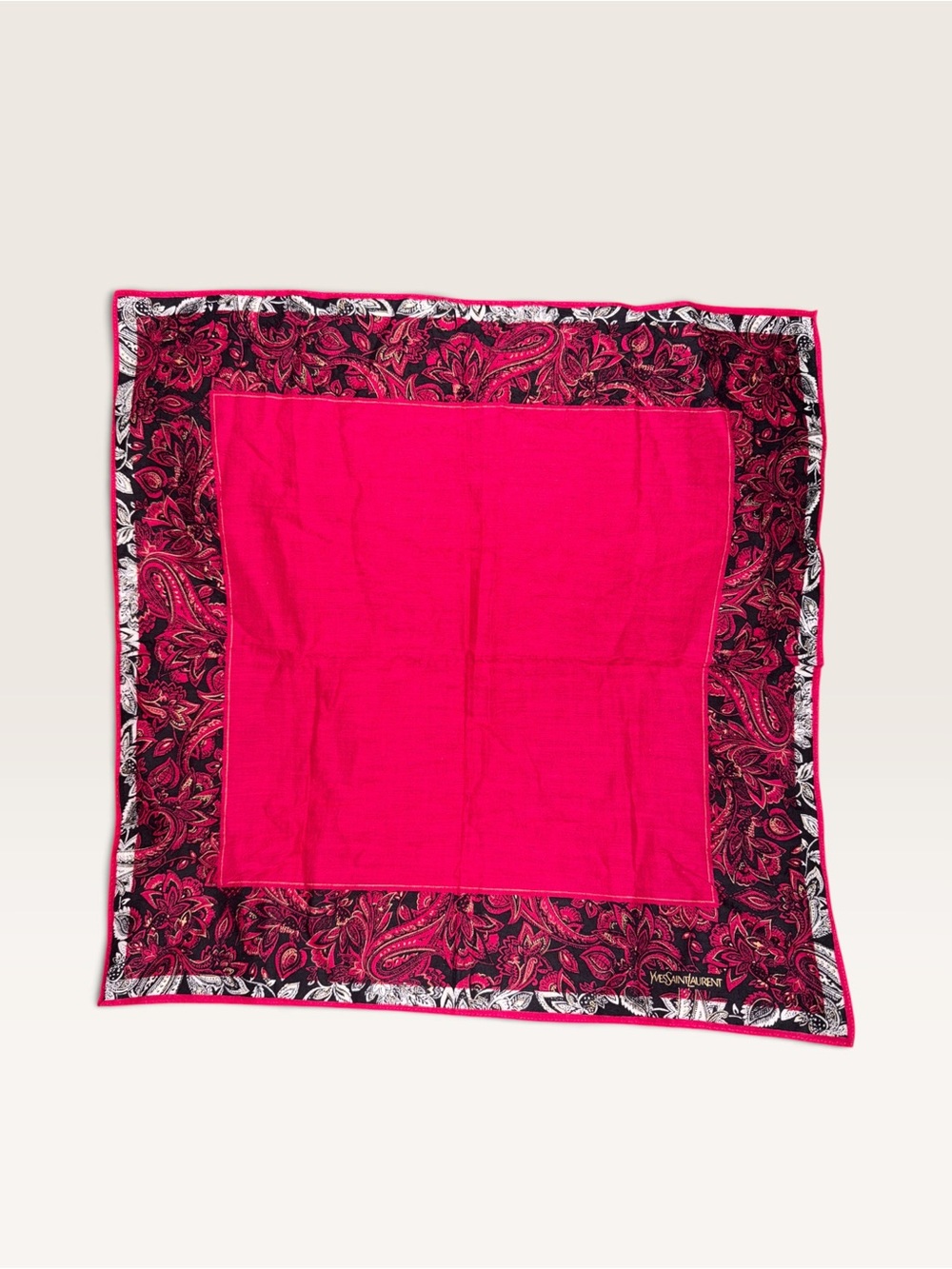 Yves Saint Laurent Cotton Scarf - Picture 2 of 5